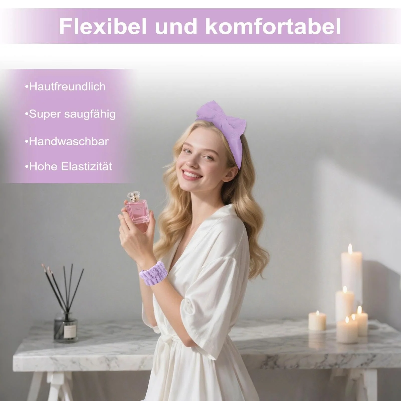 Набір косметичних пов'язок для волосся, фото №4