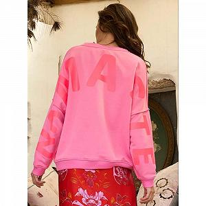 Женская Толстовка Miss Goodlife Namaste MG13061 Розовый Неон synthetic.ua - Фото 1