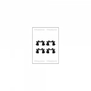 Комплект аксесуарів, гальмівні колодки дискового гальма TRISCAN 8105 101620 передня вісь - Фото 1