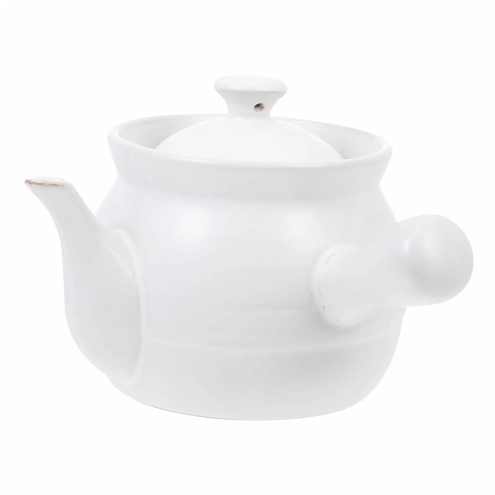 Горшок керамический GALPADA для приготовления лекарств с носиком и термоизоляционной ручкой, фото №1