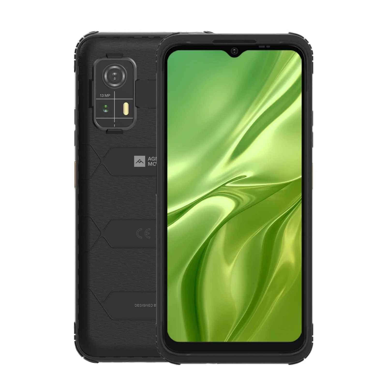 Смартфон AGM H MAX 8 ГБ RAM 128 ГБ ROM 10000 мАг 6.56 дюйма 90 Гц IP68/IP69K Black, фото №1