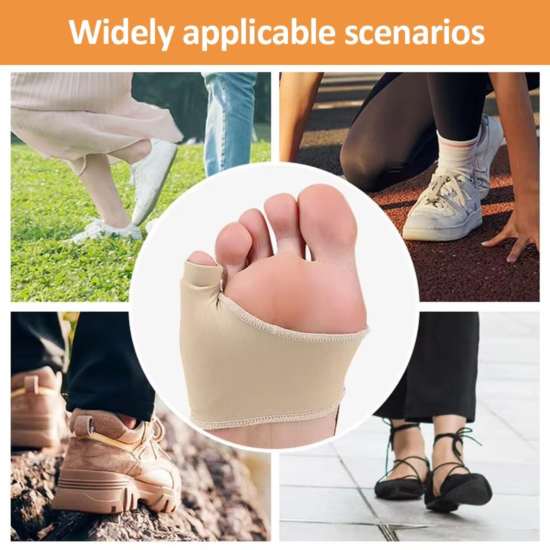 Повязка для коррекции Hallux Valgus TISCH, 2 шт. с пяточным ремешком Разделитель большого пальца стопы Носки Hallux Valgus с гелевой защитой, фото №5 Повязка для коррекции Hallux Valgus TISCH, 2 шт. с пяточным ремешком Разделитель большого пальца стопы Носки Hallux Valgus с гелевой защитой, фото №5