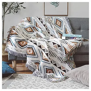 Одеяло Богемный стиль Czyminrout Геометрический узор 130 x 180 см - Фото 1
