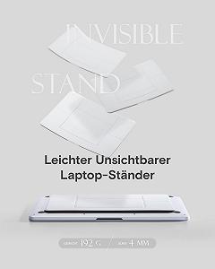 Підставка для ноутбука MOFT, складана з 2 регульованими кутами нахилу, портативна synthetic.ua - Фото 1