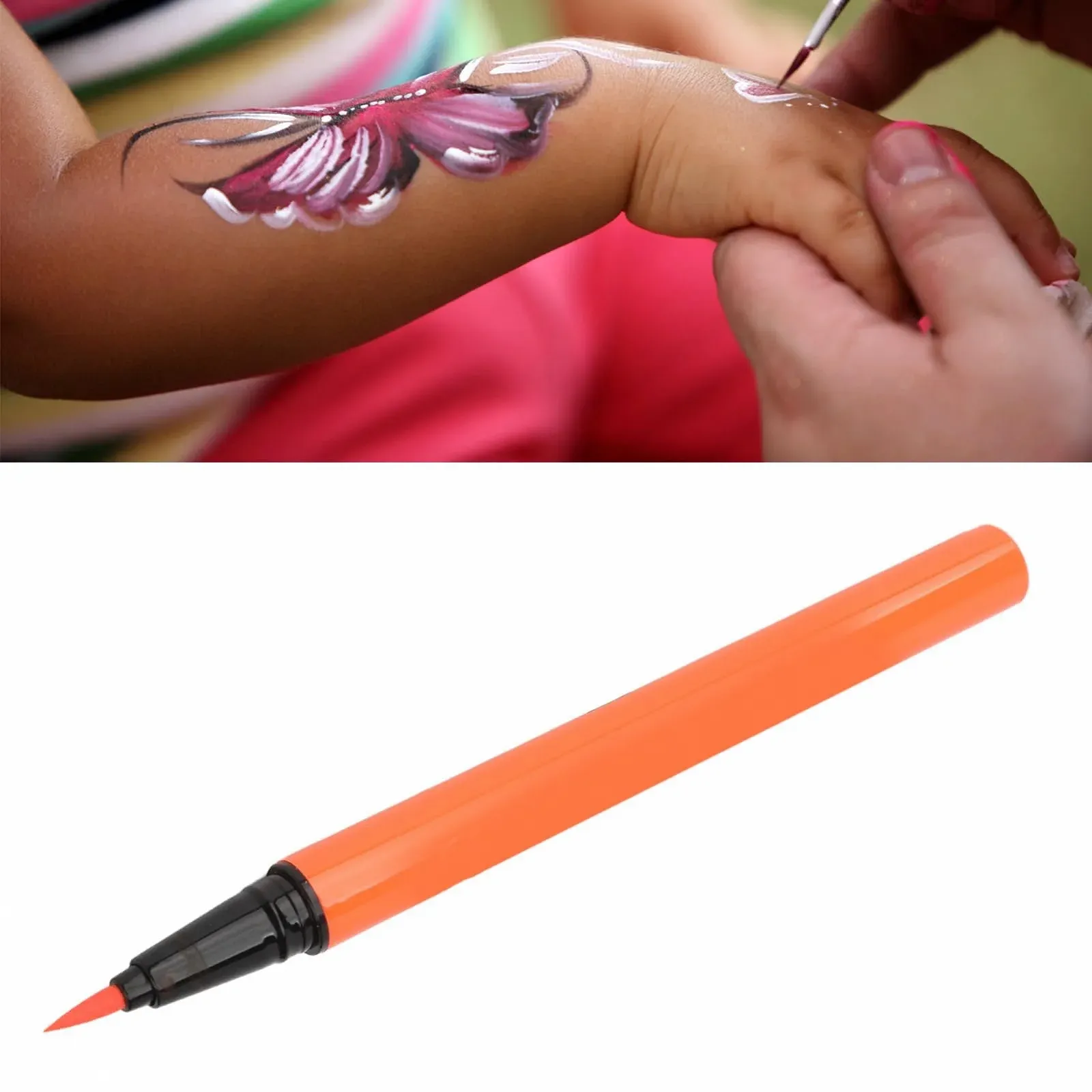 Підводка для очей Glow, високопігментована, стійка, водостійка, потостійка, матова, помаранчева, фото №5 Підводка для очей Glow, високопігментована, стійка, водостійка, потостійка, матова, помаранчева, фото №5