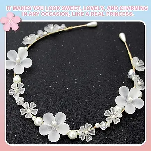 Набор из 2 женских цветочных обручей для волос. synthetic.ua - Фото 1