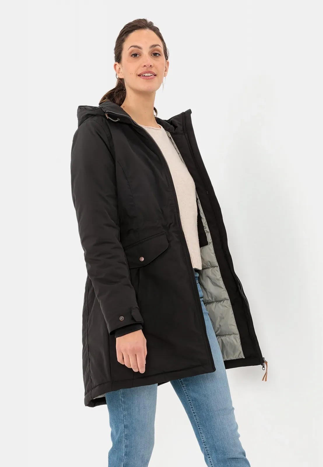 Жіноче функціональне пальто Camel Active з капюшоном, фото №6 Жіноче функціональне пальто Camel Active з капюшоном, фото №6