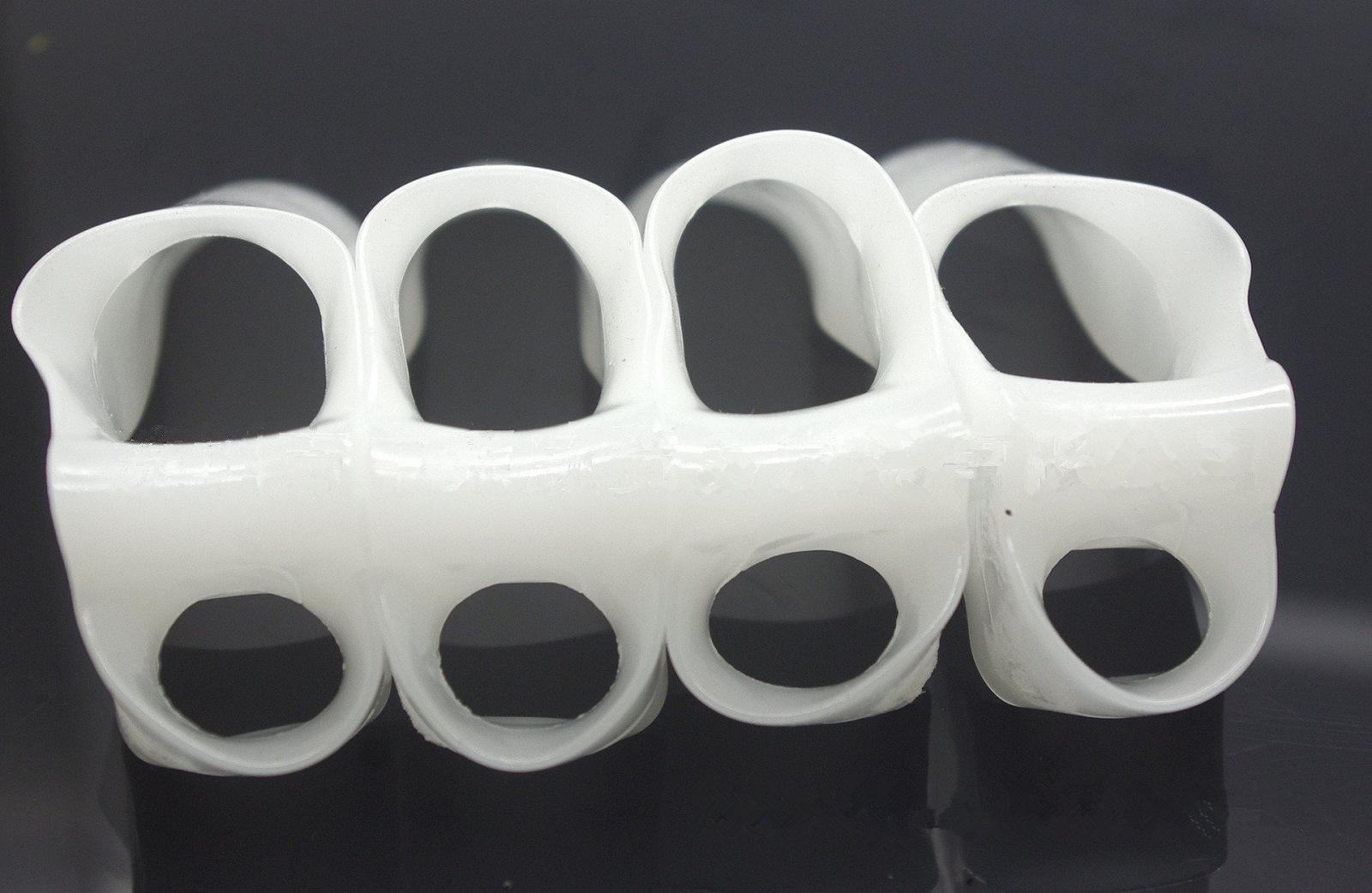 Разделитель для пальцев ног CareforYou Поколение 3 Подушечка из мягкого силикона с отверстием Белый, фото №6