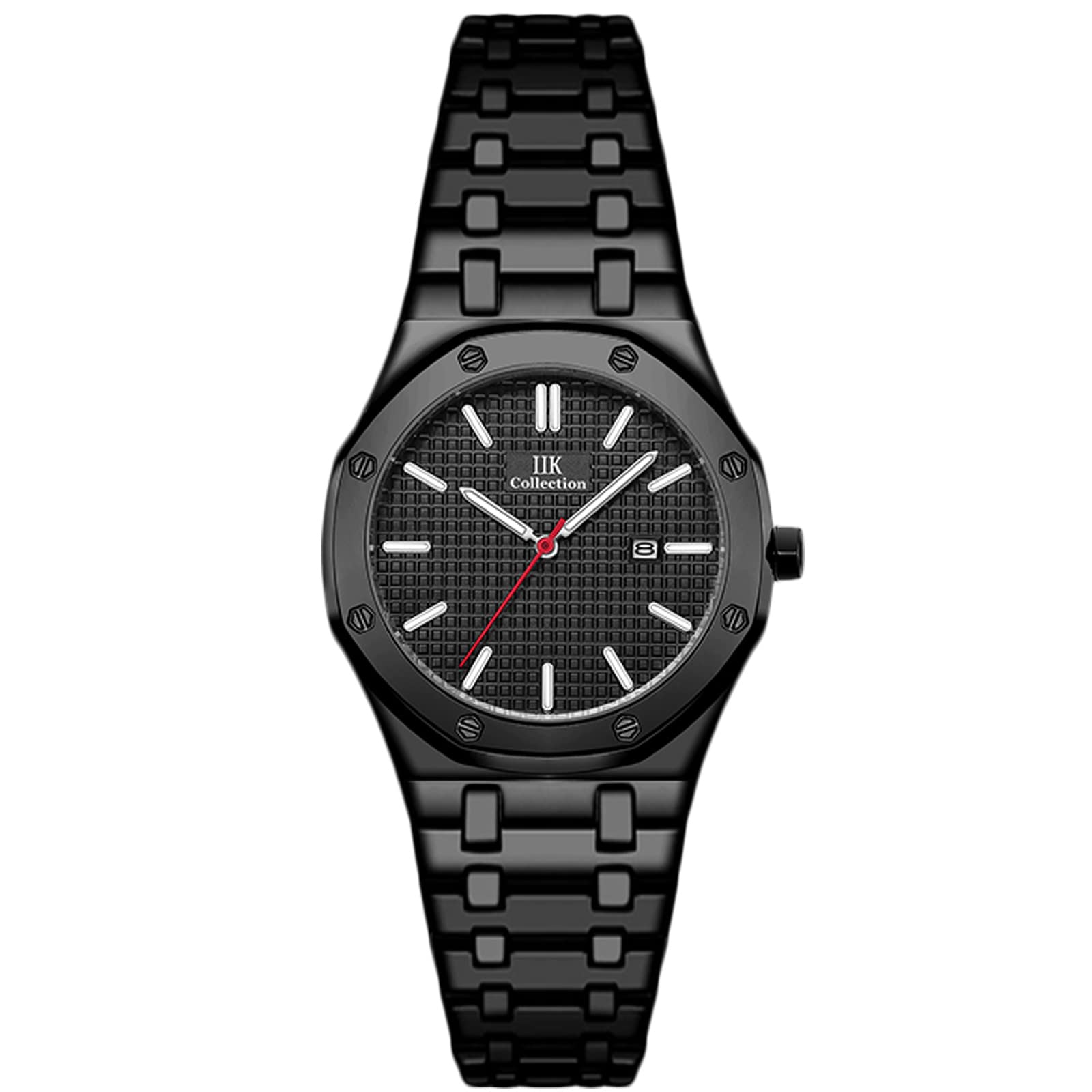 Годинник rorios Luminous Аналоговий Кварцовий з Ремінцем з Нержавіючої Сталі Мінімалістичний Унісекс Годинник, фото №1