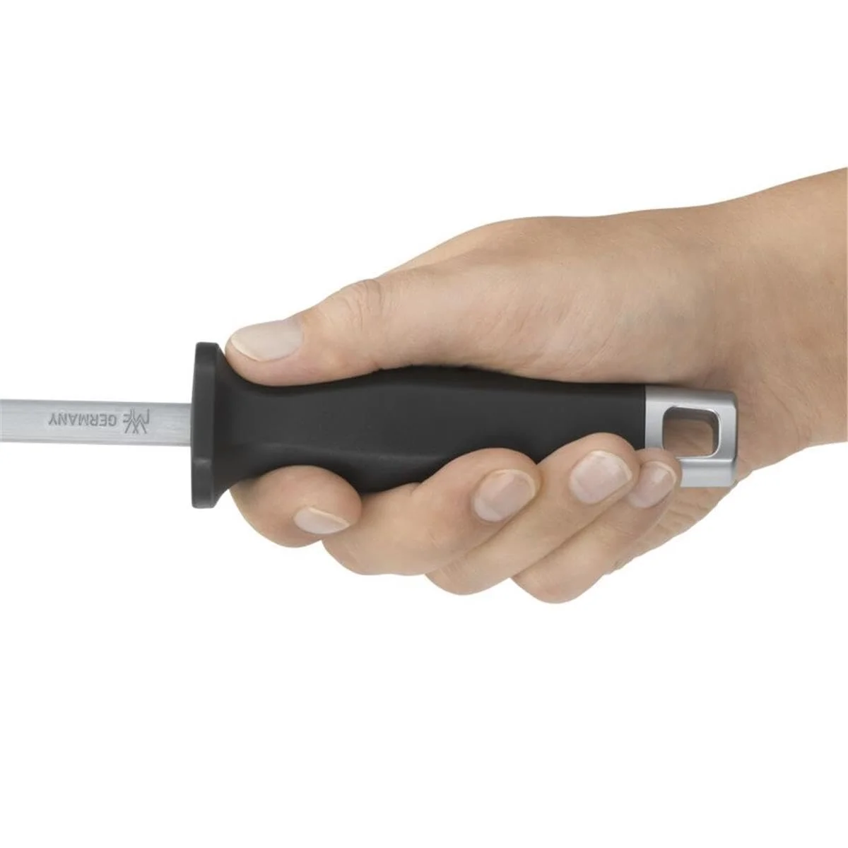 Мусат WMF Spitzenklasse Plus 36 см (стержень 23 см) стальной с пластиковой ручкой, фото №3