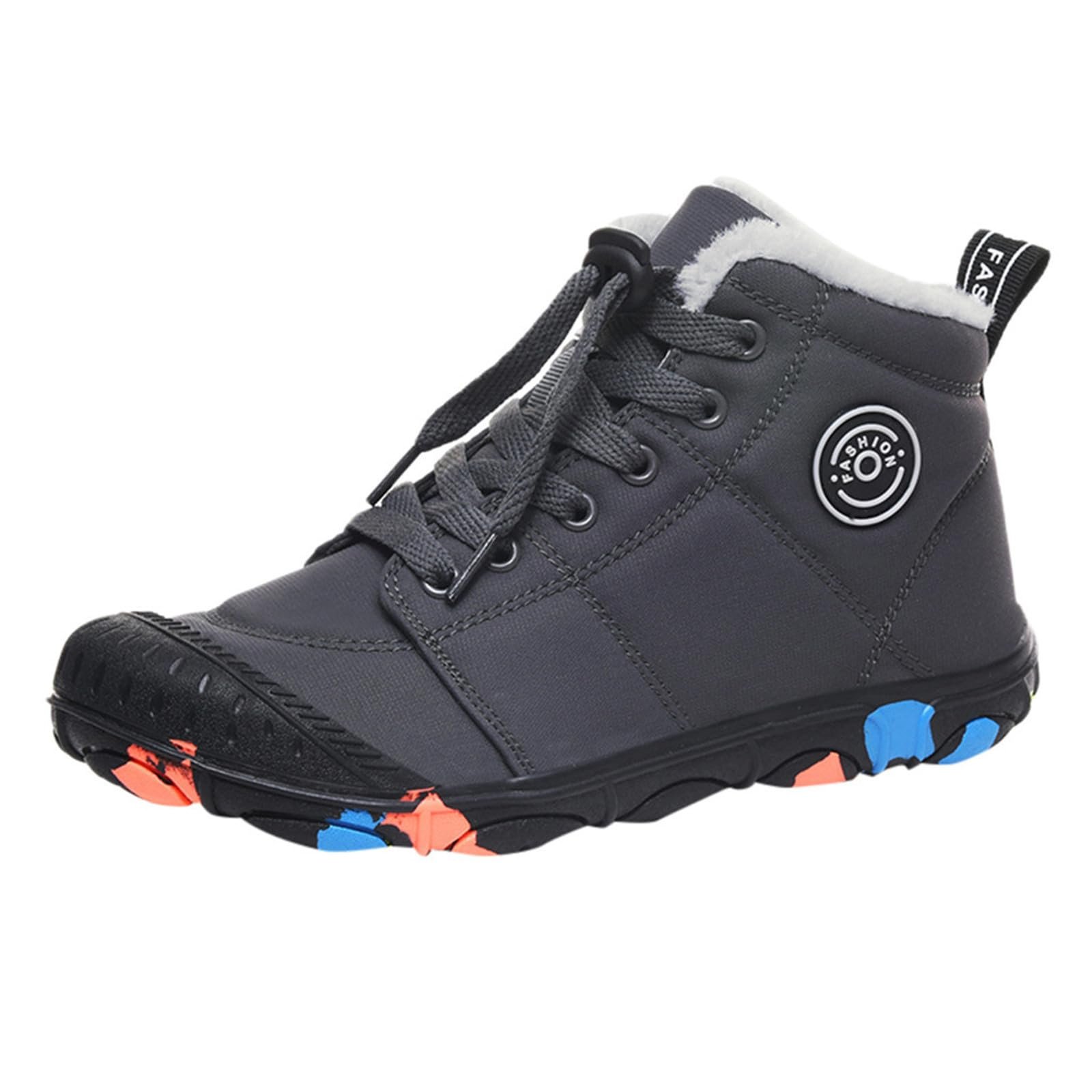 Ботинки Barefoot Shoes Generisch зимние, унисекс, детские/взрослые, водонепроницаемые, нескользящие, серые, фото №1