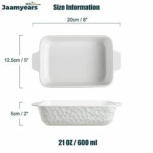 Форма для запікання керамічна для лазаньї synthetic.ua - Фото 1