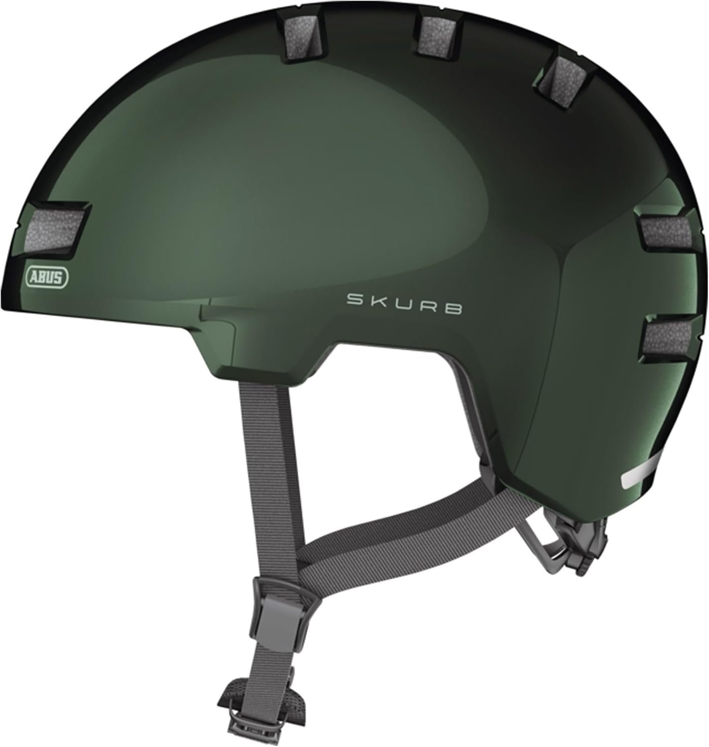 Велосипедний шолом ABUS Skurb M/55-59 Moss green , фото №3
