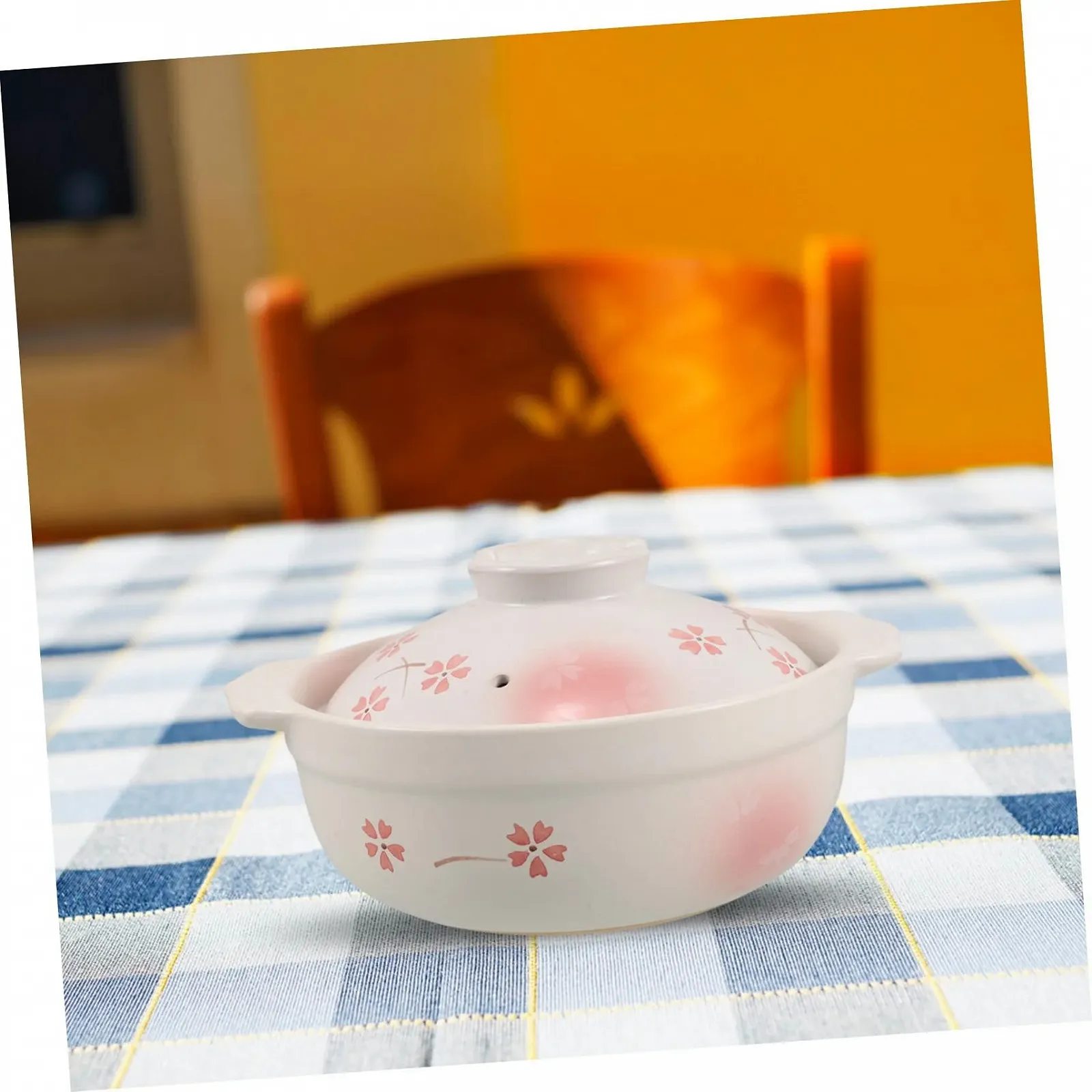 Глиняный горшок японский с крышкой термостойкая керамика для газовых плит, фото №7 Глиняный горшок японский с крышкой термостойкая керамика для газовых плит, фото №7