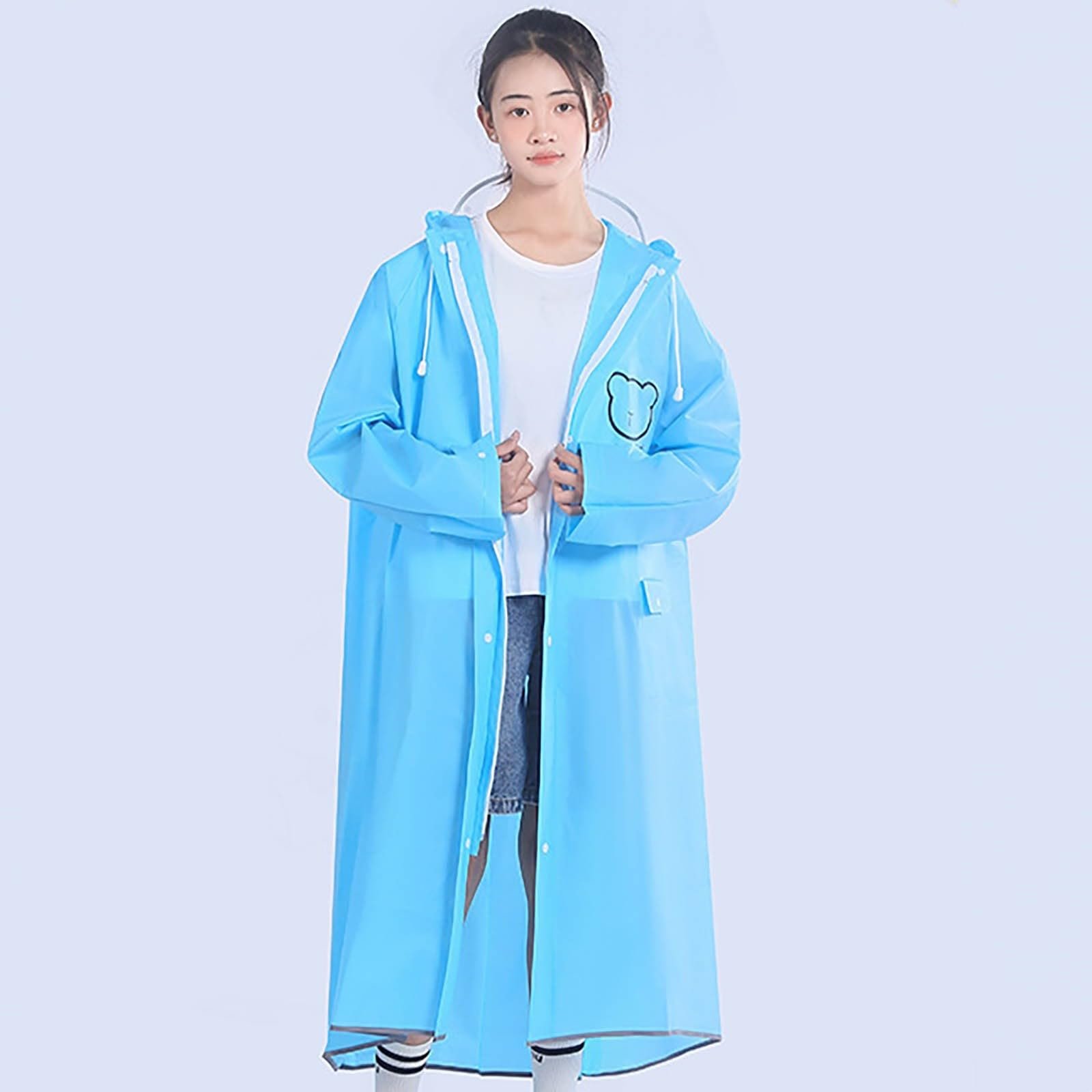 Дождевик Детский Однотонный с капюшоном M для девочек и мальчиков, фото №1 Дождевик Детский Однотонный с капюшоном M для девочек и мальчиков, фото №1