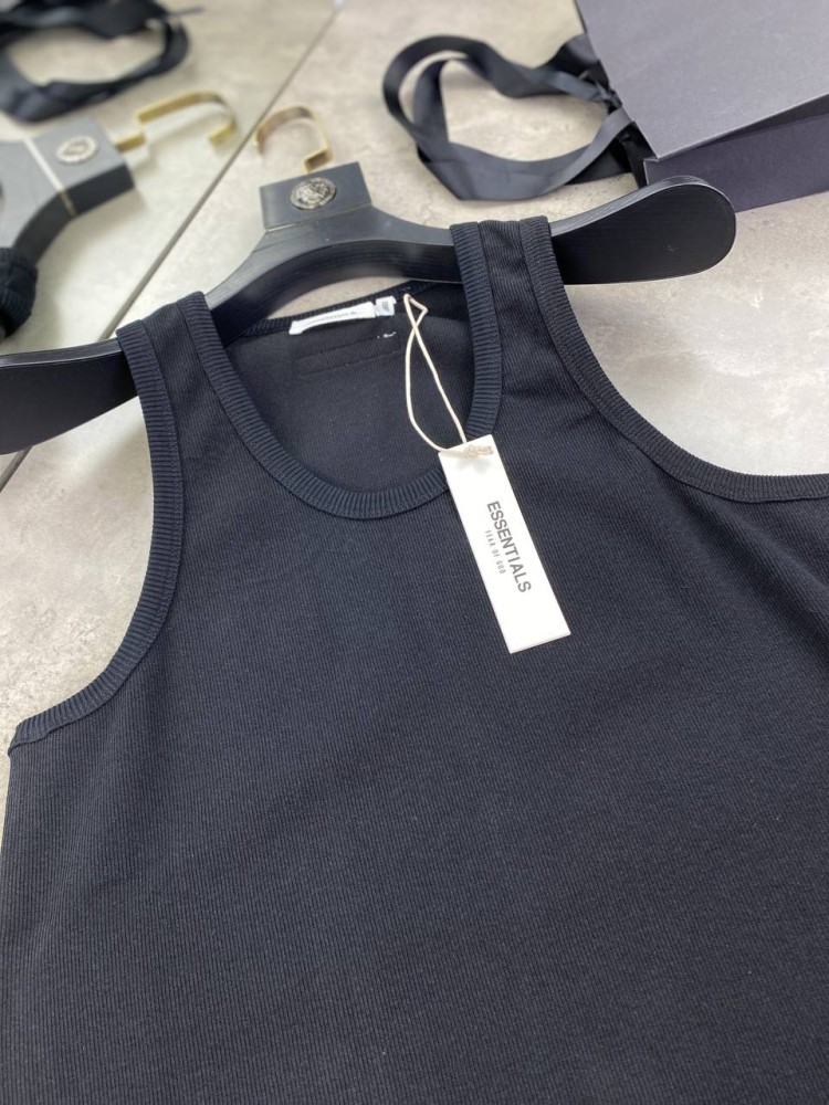 Безрукавка черная Essentials Black f604, фото №6