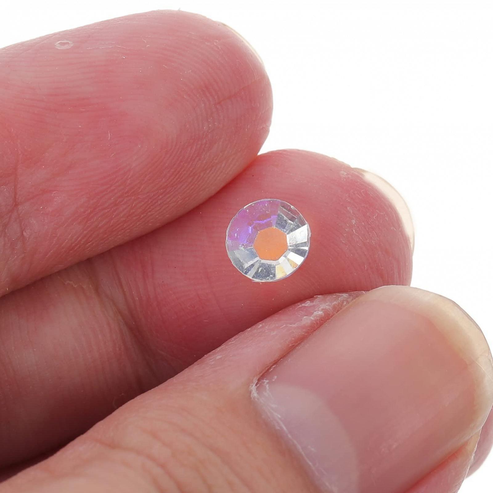 Стразы для ногтей VICASKY Смола Плоское дно Камни для ногтей Шик Украшения для ногтей Аксессуары для ногтей Орнамент для ногтей Плоский дрель Украсить Колонка, фото №8