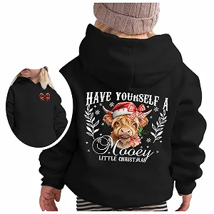 Худі для дівчинки Casual Loose Cute Print з довгими рукавами Sport synthetic.ua - Фото 1