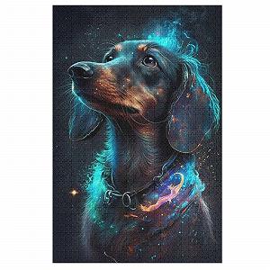 Деревянный пазл Dachshund Dog 1000 деталей 78 x 53 см - Фото 1