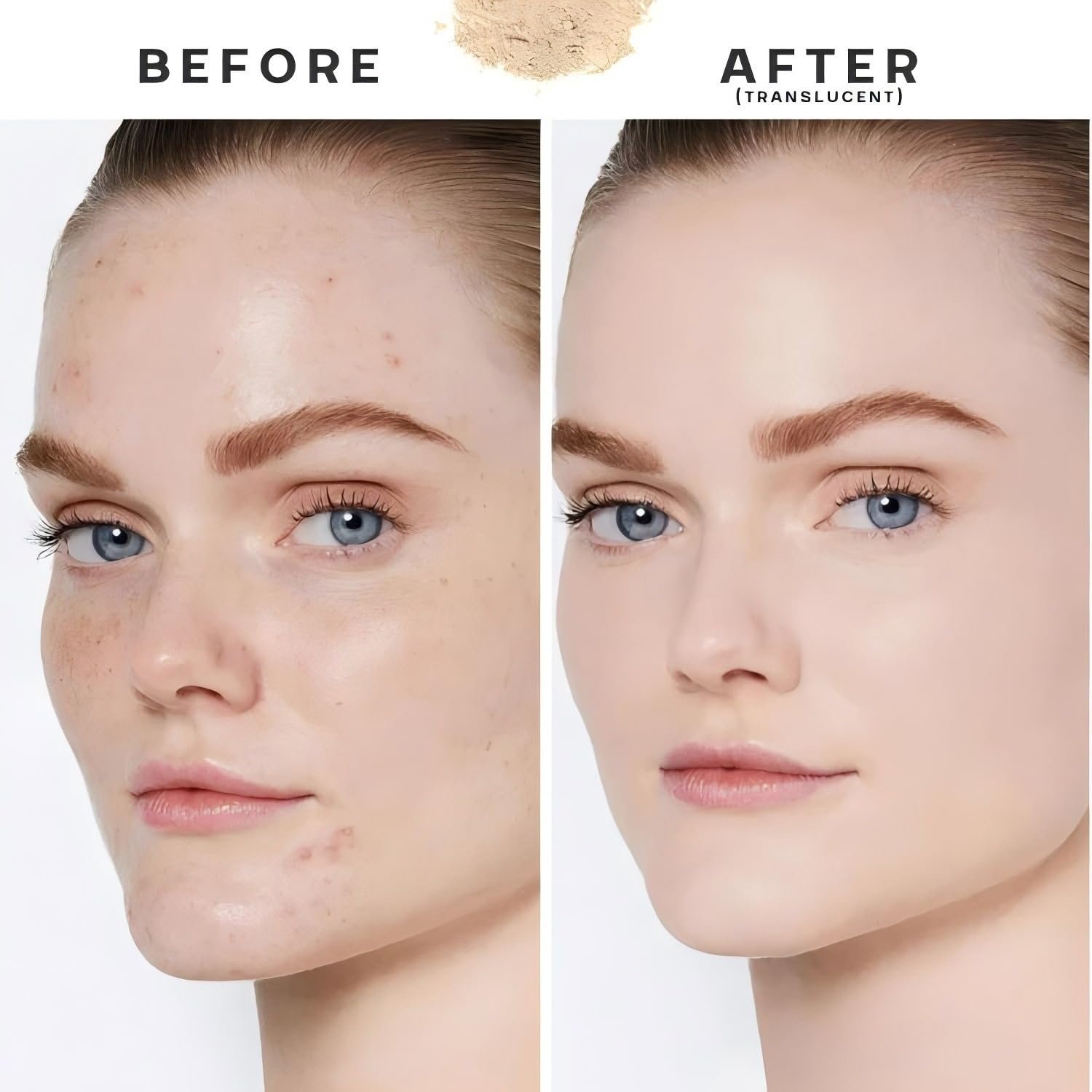 Пудра для обличчя Beauty Pink фиксирующая, размывающая, водостойкая (7#), фото №6