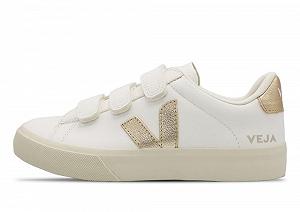 Кросівки Veja Recife Chromefree Шкіра Extra White/Pierre/Natural - Фото 1