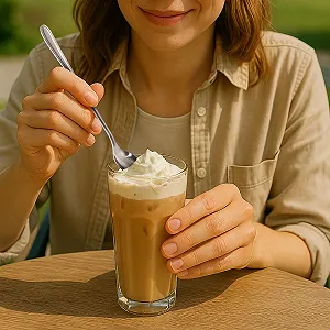 Ложка для коктейлей COM-FOUR нержавеющая сталь Размер: 20 см Цвет: серебряный synthetic.ua - Фото 1