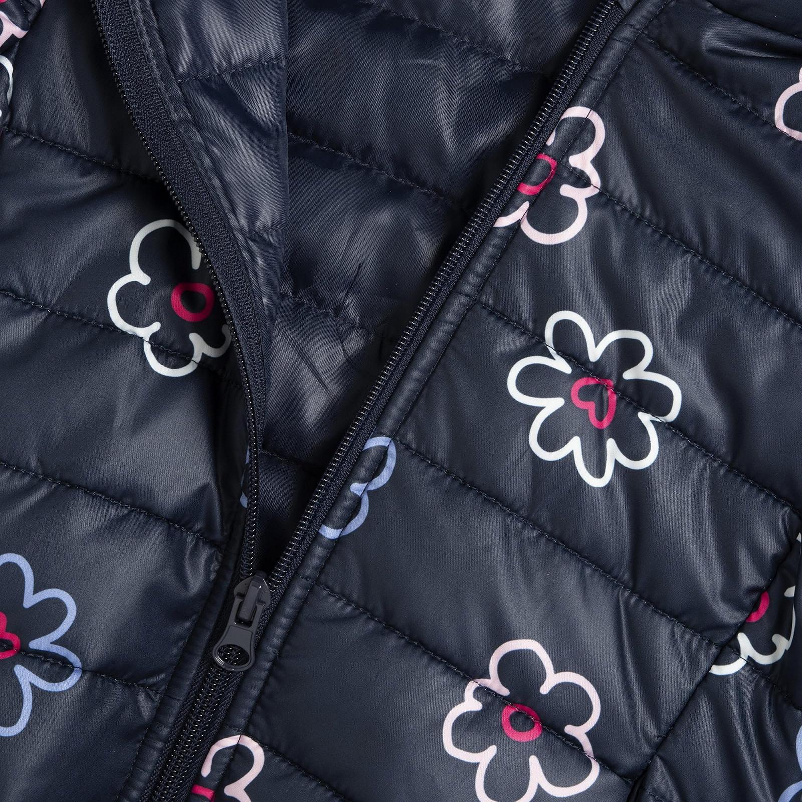 Куртка Chicco для дівчинки на блискавці, тепла, з капюшоном, фото №3 Куртка Chicco для дівчинки на блискавці, тепла, з капюшоном, фото №3