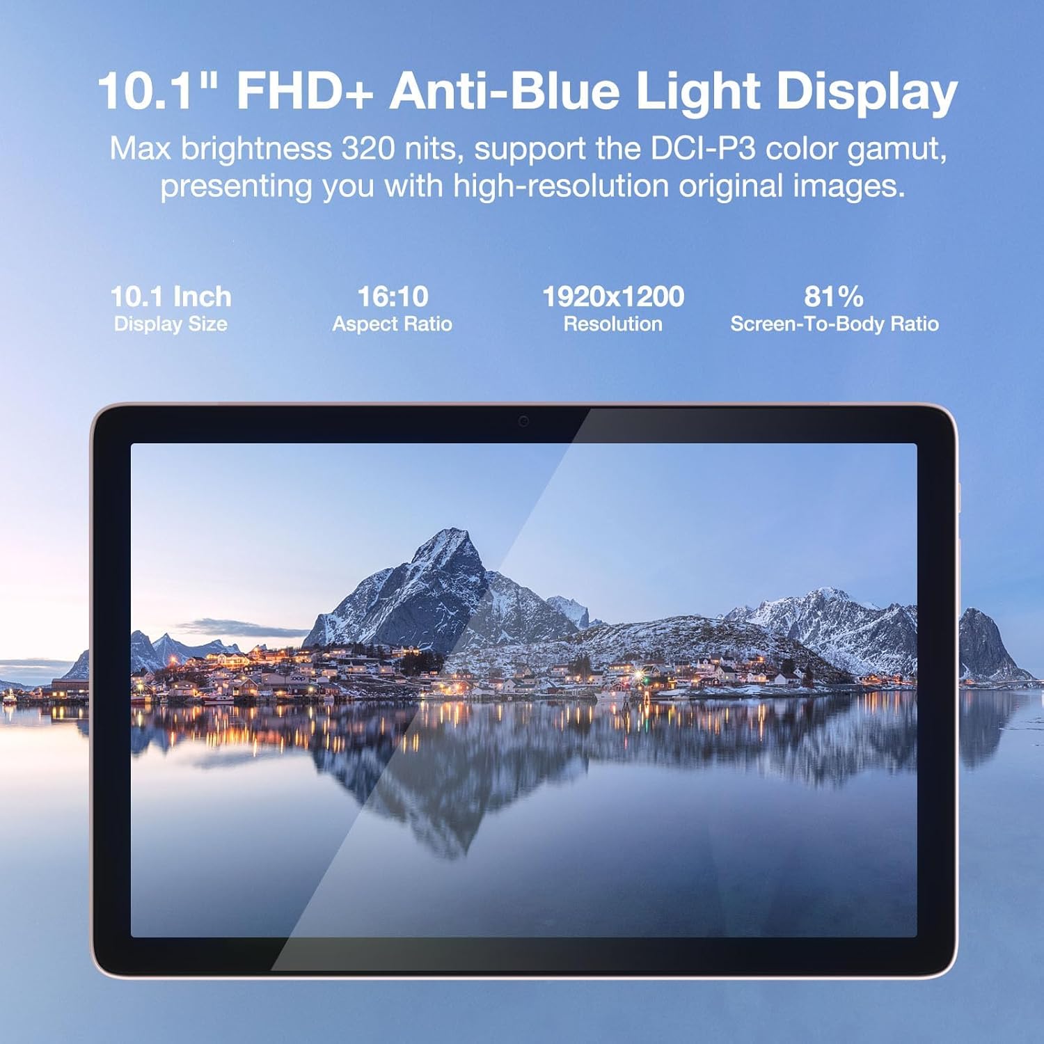 Планшет 10.1" Full HD DOOGEE T10 PRO 8/256Gb 4G 2-SIM Android 12 8580 mAh Рожеве золото, фото №2