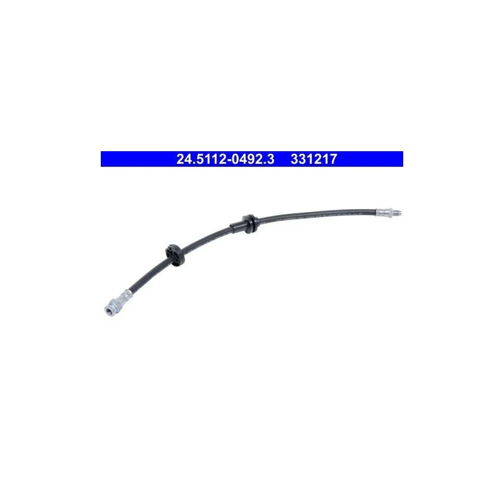Гальмівний шланг ATE 24.5112-0492.3 для CITROËN FIAT PEUGEOT, передня вісь, фото №1