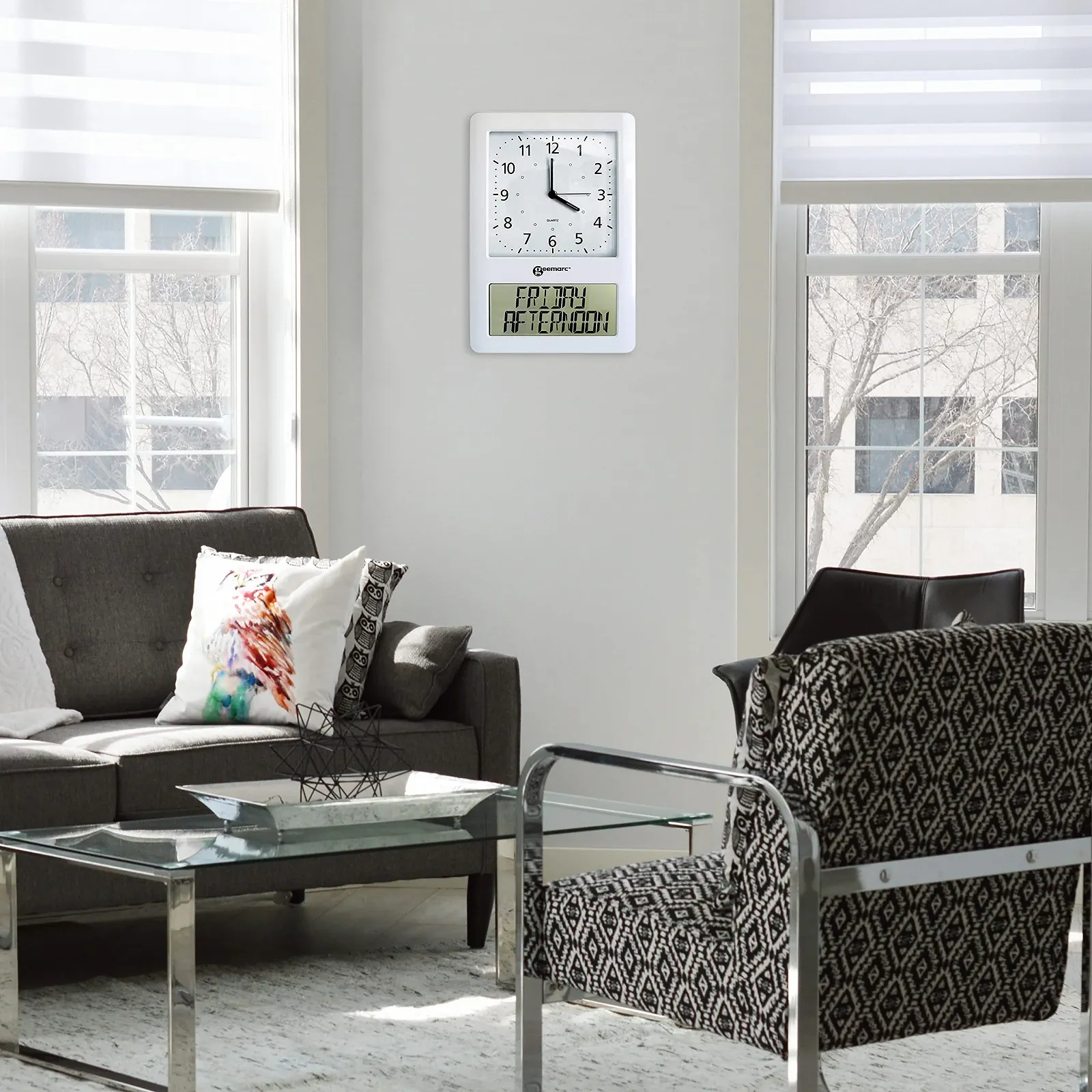 Годинник Geemarc VISO50 для людей з хворобою Альцгеймера з аналоговим дисплеєм, фото №4