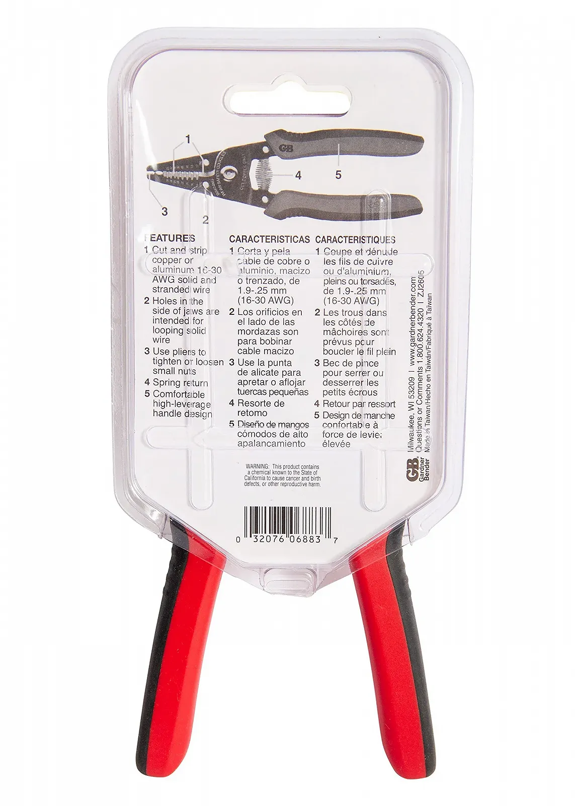 Стриппер Gardner Bender GS-361 30-16 AWG, фото №3