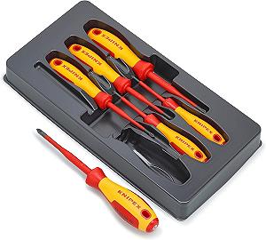 Набір викруток Knipex VDE Phillips® / Pozidriv® (SB Card/Blister) 00 20 12 V03 ціна на synthetic.ua - Фото 1 Набір викруток Knipex VDE Phillips® / Pozidriv® (SB Card/Blister) 00 20 12 V03 synthetic.ua - Фото 1