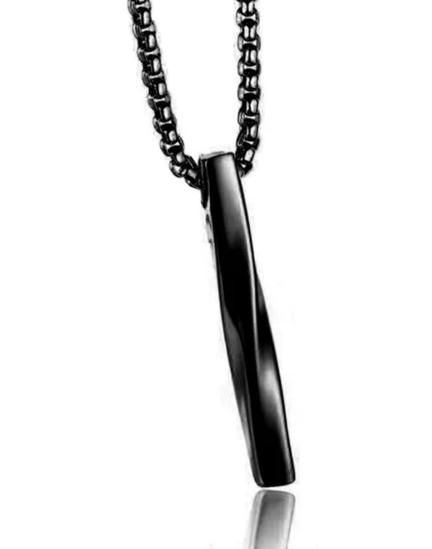 Модная черная цепочка унисекс Спираль, фото №1 Модная черная цепочка унисекс Спираль, фото №1