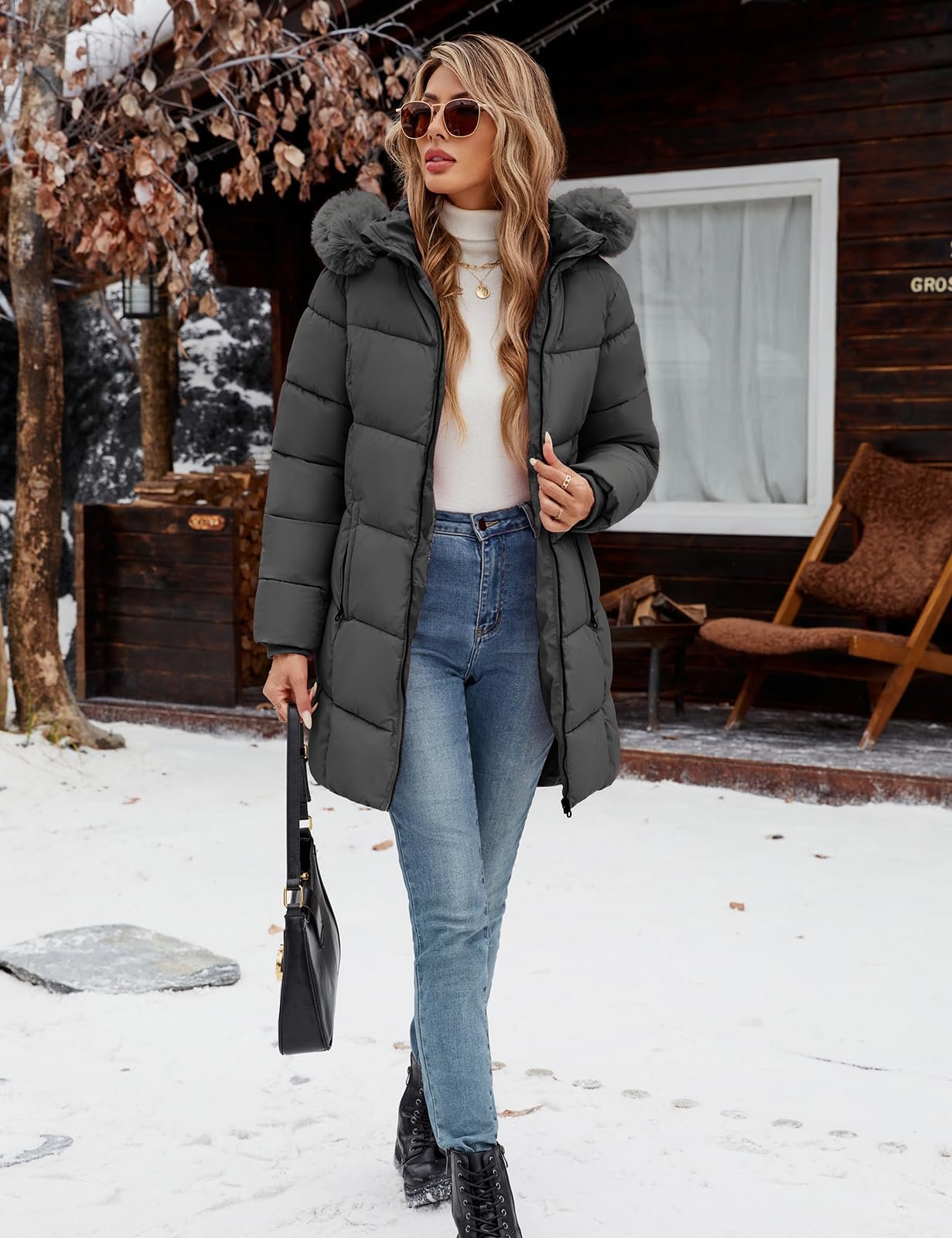 Зимова Куртка Vancavoo Жіноча, фото №9 Зимова Куртка Vancavoo Жіноча, фото №9