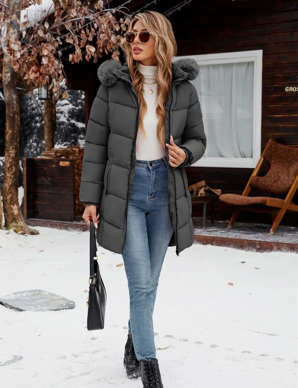 Зимова Куртка Vancavoo Жіноча, фото №9