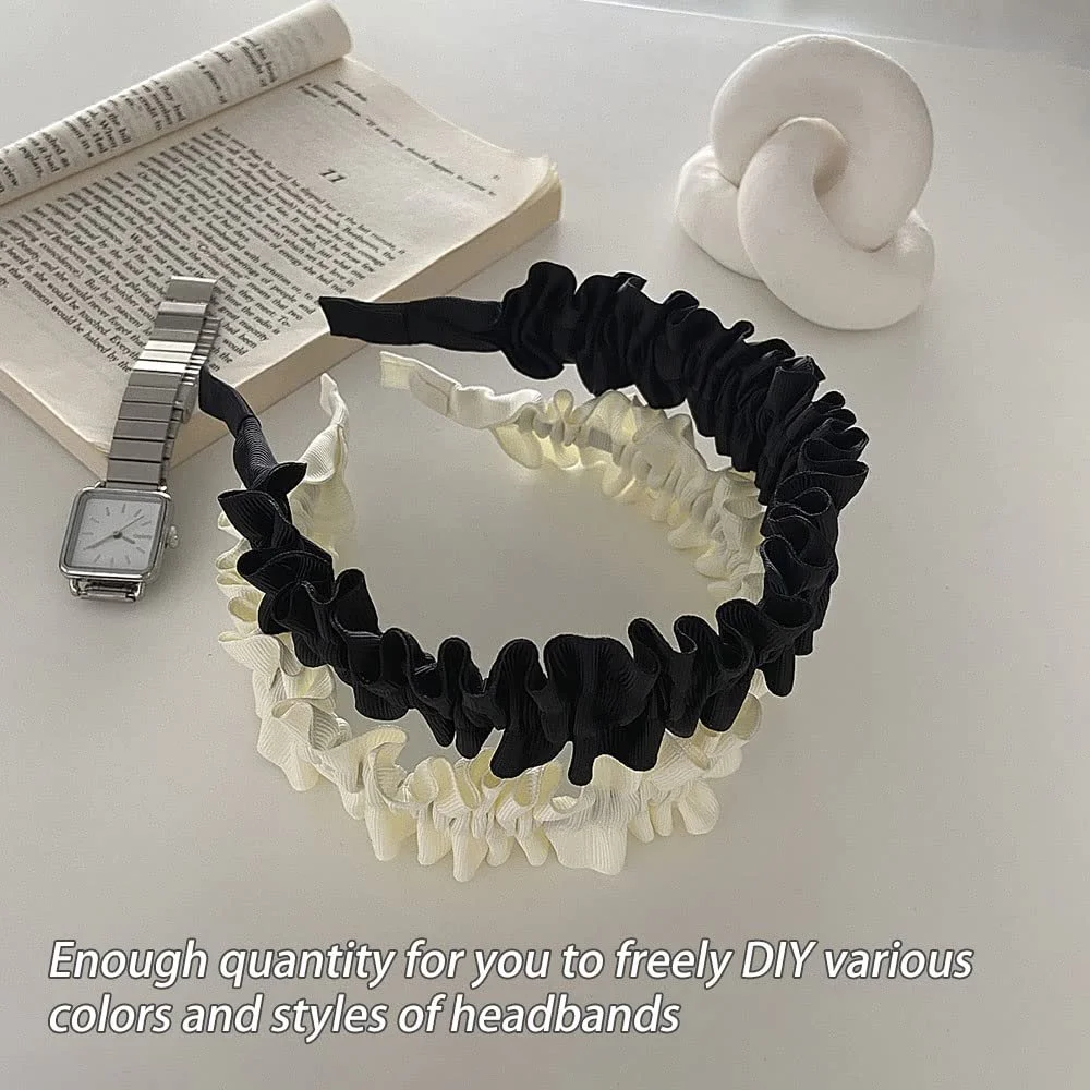 Обруч Без зубців Пластиковий Простий 30 штук Чорний та Білий, фото №7 Обруч Без зубців Пластиковий Простий 30 штук Чорний та Білий, фото №7