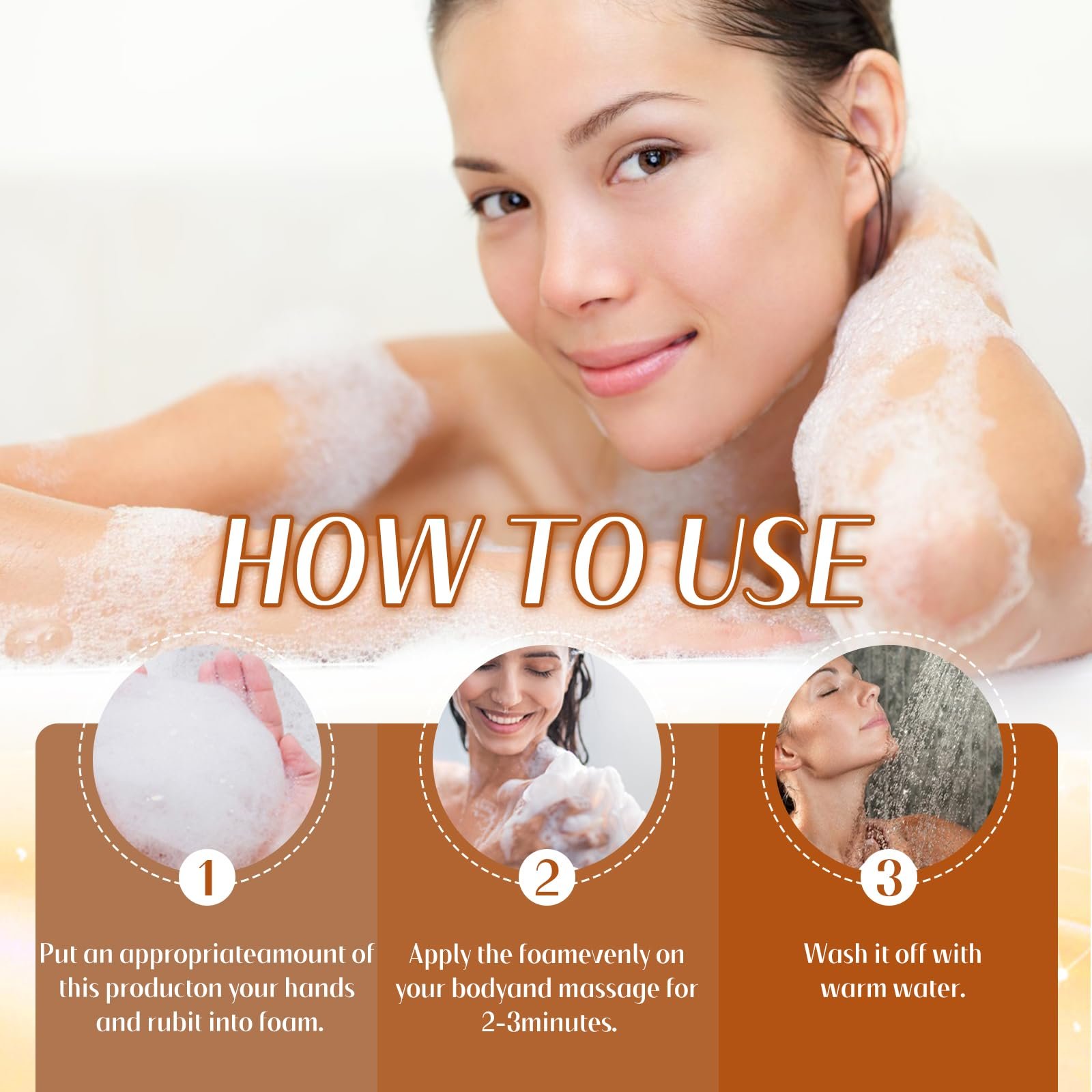 Гель для душа Revitalising с экстрактом женьшеня увлажняющий и бодрящий 100 мл, фото №6