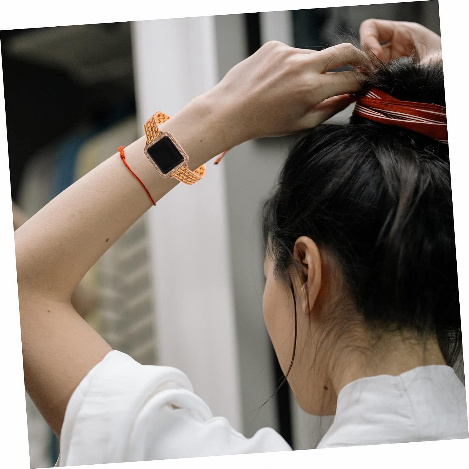 Часы LIFKOME Diamond сенсорный экран Мужские Женские Модные Стразы Серебряный Сплав, фото №3