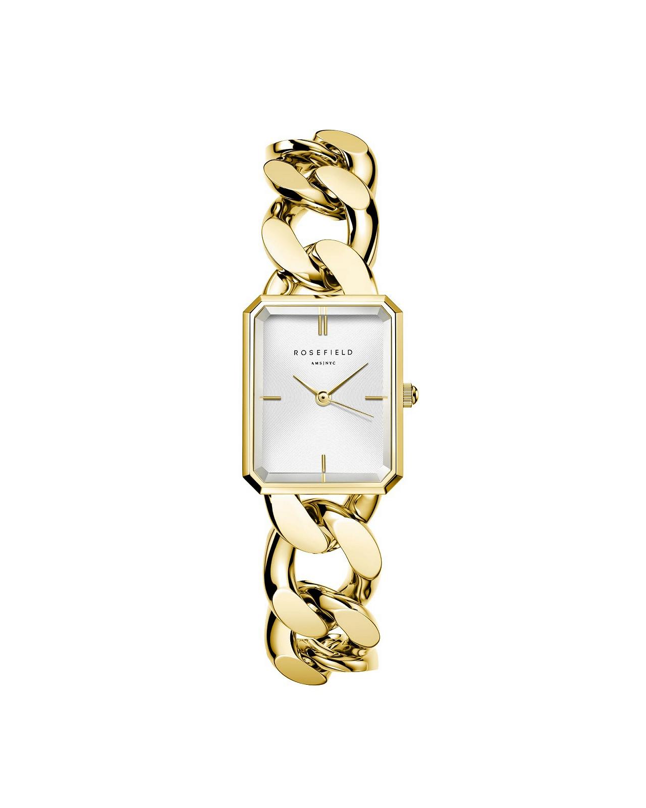 Часы Rosefield Octagon XS Studio Серебристый Циферблат Белый, корпус серебристый 19.5 x 24 мм, SWSSS-O56, фото №1 Часы Rosefield Octagon XS Studio Серебристый Циферблат Белый, корпус серебристый 19.5 x 24 мм, SWSSS-O56, фото №1