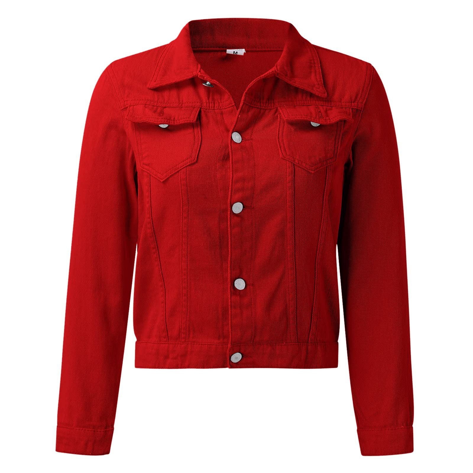 Джинсова куртка MODSGUE Жіноча з довгими рукавами Коротка жіноча куртка на ґудзиках, фото №8 Джинсова куртка MODSGUE Жіноча з довгими рукавами Коротка жіноча куртка на ґудзиках, фото №8