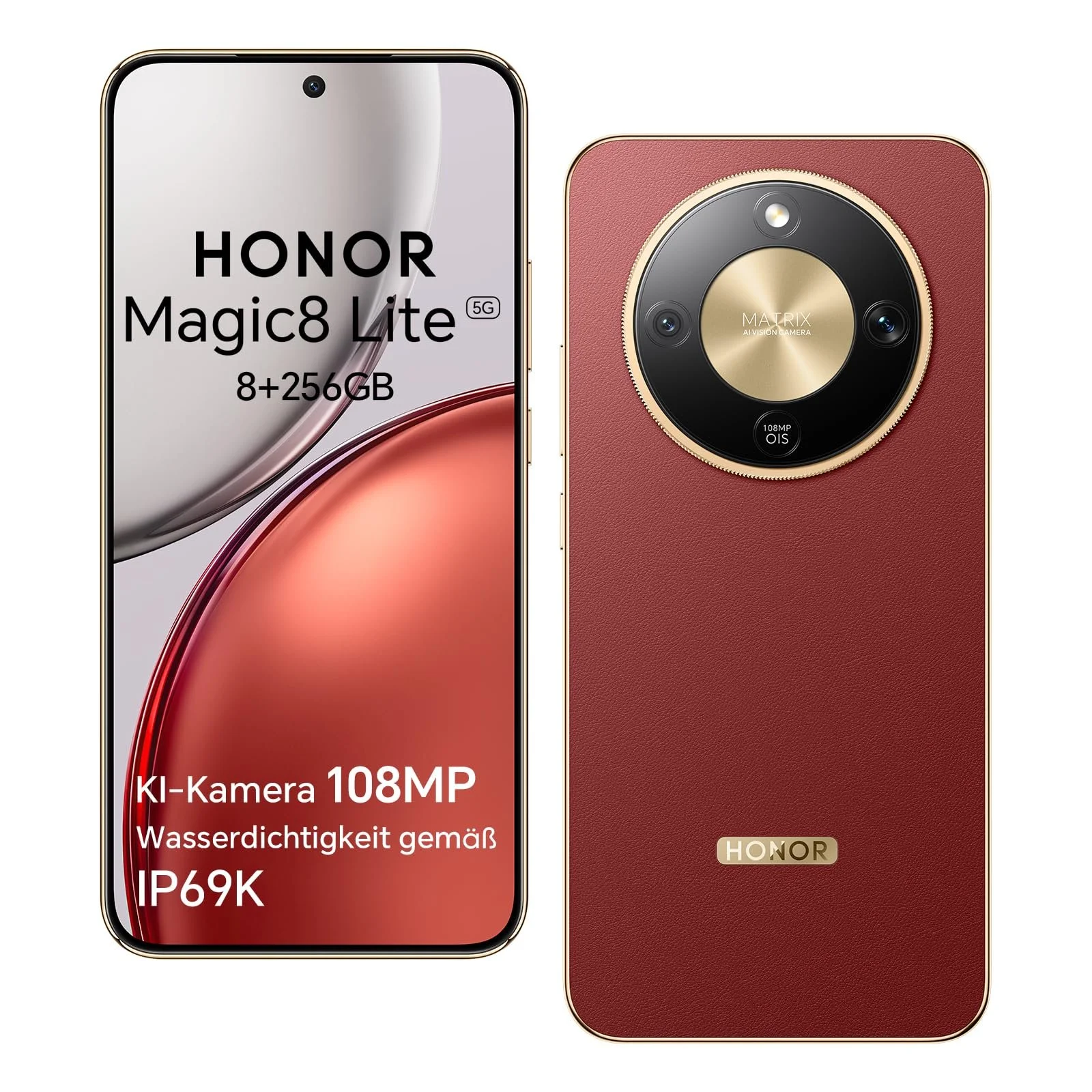 Смартфон HONOR Magic8 Lite 5G 8GB + 256GB 6.79" Red, фото №1 Смартфон HONOR Magic8 Lite 5G 8GB + 256GB 6.79" Red, фото №1