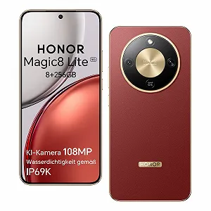 Смартфон HONOR Magic8 Lite 5G 8GB + 256GB 6.79" Red - Фото 1