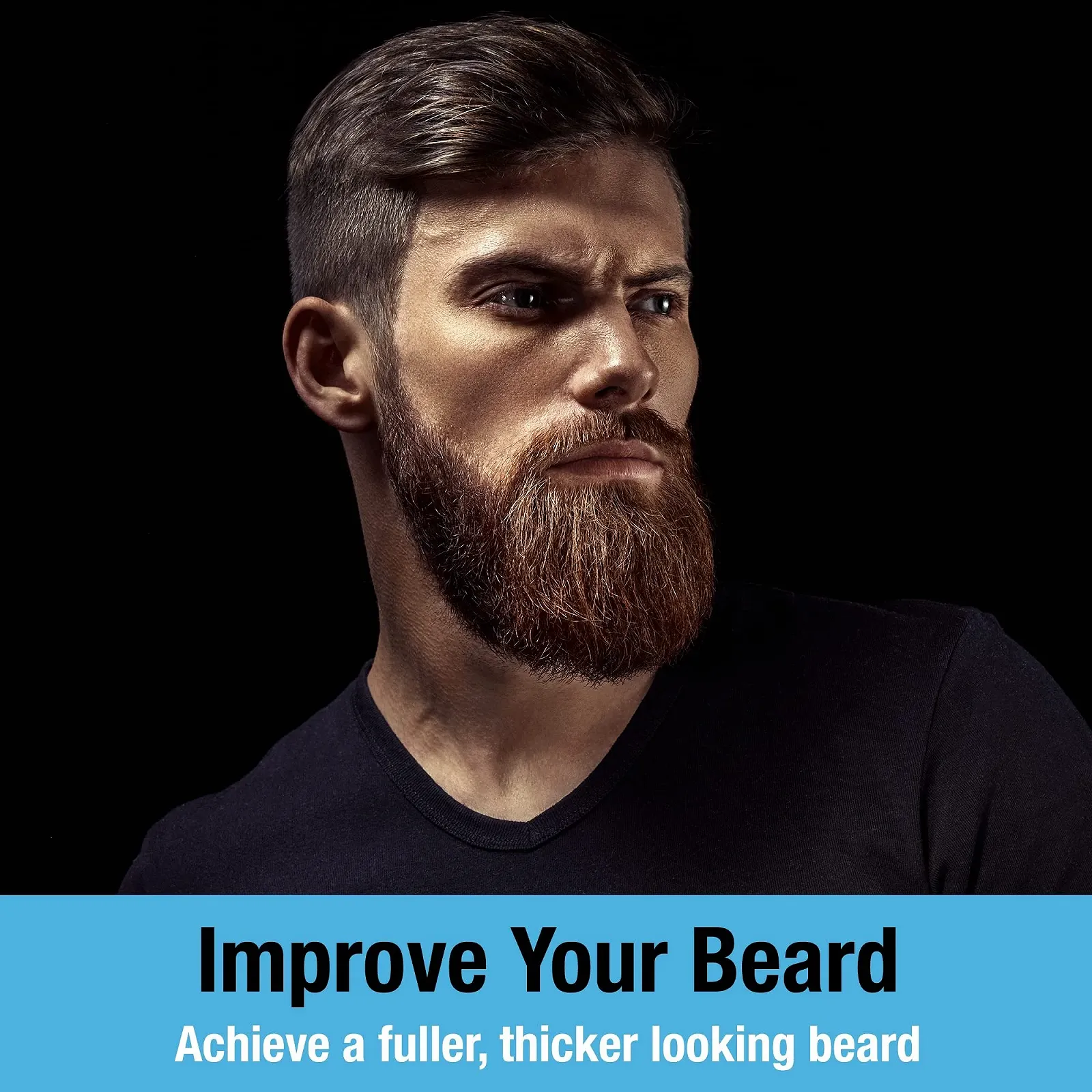 Дермаролер Tilcare для бороди та росту волосся, титановий, 0,25 мм, фото №2