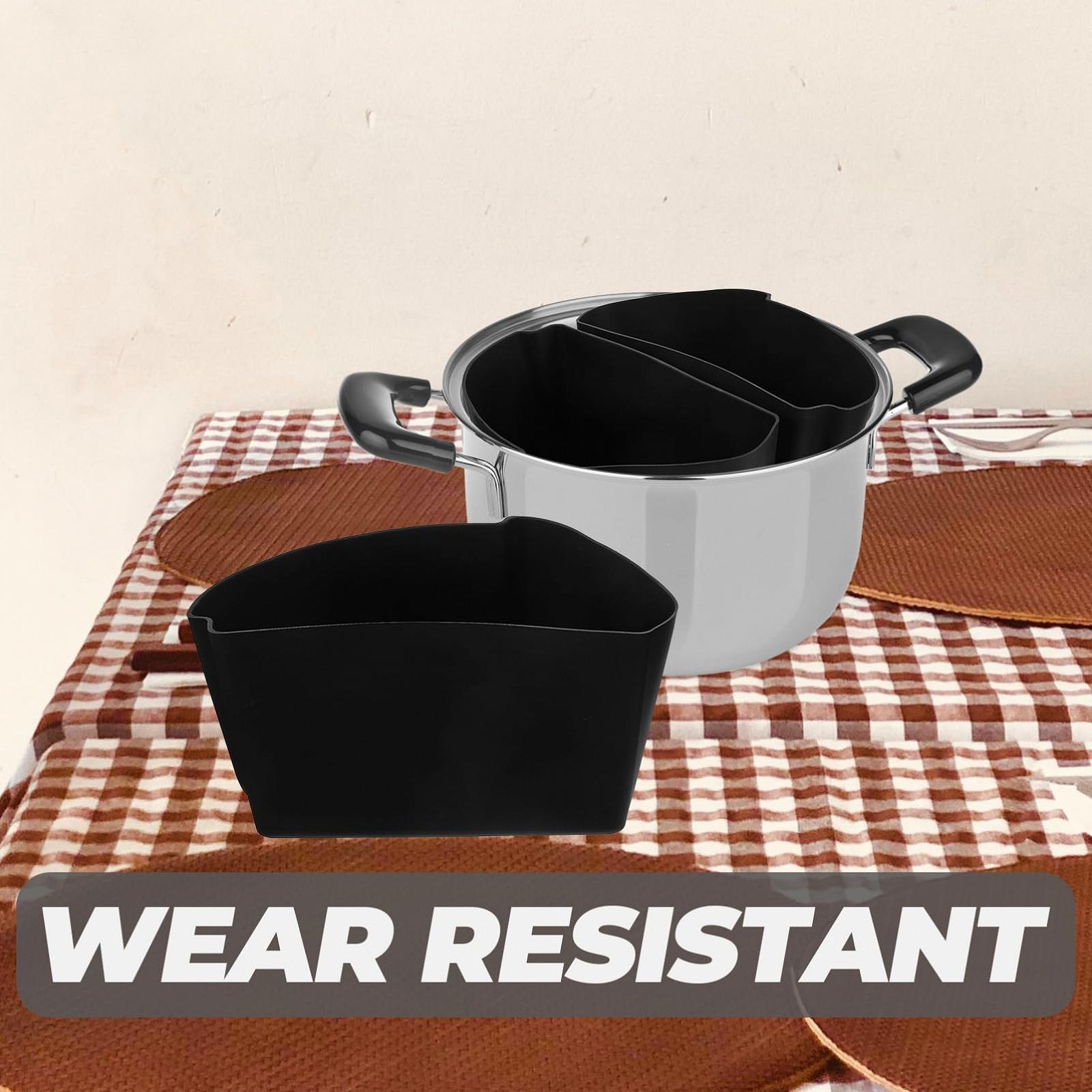 Вставка PRETYZOOM Пот 1 набор силиконовых вкладышей для кухонной кастрюли, фото №3 Вставка PRETYZOOM Пот 1 набор силиконовых вкладышей для кухонной кастрюли, фото №3