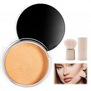 Пудра Allura Beauty Blurring Pressed Powder #4, рожева - Фото 1