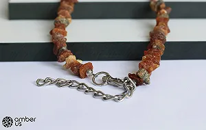 Нашийник від бліх та кліщів Amber Necklace з необробленого балтійського бурштину з аметистом (40-45 см) ціна на synthetic.ua - Фото 1 Нашийник від бліх та кліщів Amber Necklace з необробленого балтійського бурштину з аметистом (40-45 см) synthetic.ua - Фото 1