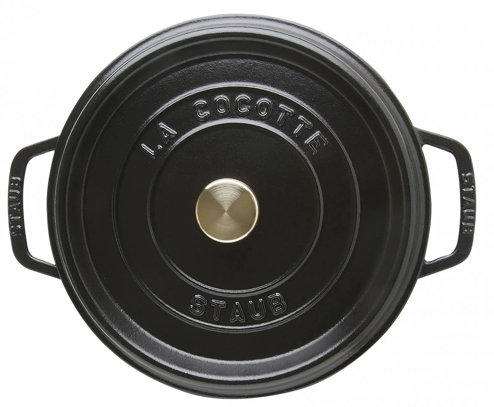 Гусятниця Staub 1102285 кругла з кришкою 22 см 2.6 л Matt Black емальована, фото №7