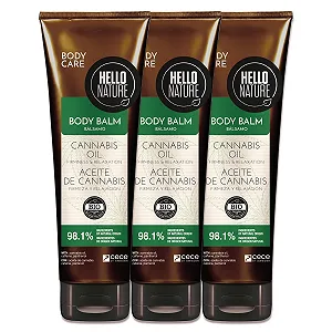 Бальзам для тела P-Beauty Naturkosmetik с органическим маслом семян конопли, веганский, для женщин и мужчин, для сухой и чувствительной кожи, увлажняющий и регенерирующий - Фото 1