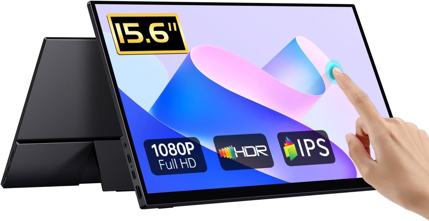 Монитор портативный сенсорный 15.6" CAPERAVE CF15T Full HD IPS 60 Гц, фото №1 Монитор портативный сенсорный 15.6" CAPERAVE CF15T Full HD IPS 60 Гц, фото №1