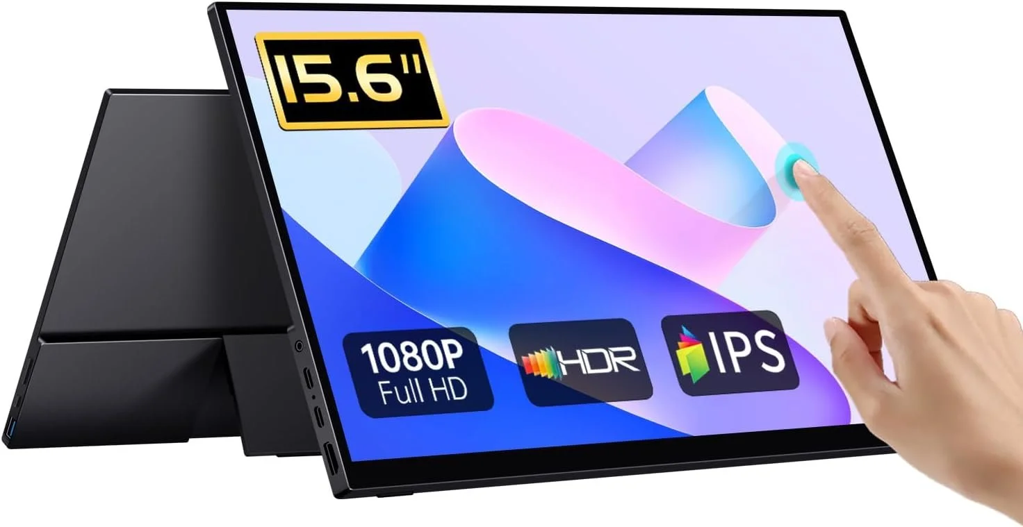 Монитор портативный сенсорный 15.6" CAPERAVE CF15T Full HD IPS 60 Гц, фото №1